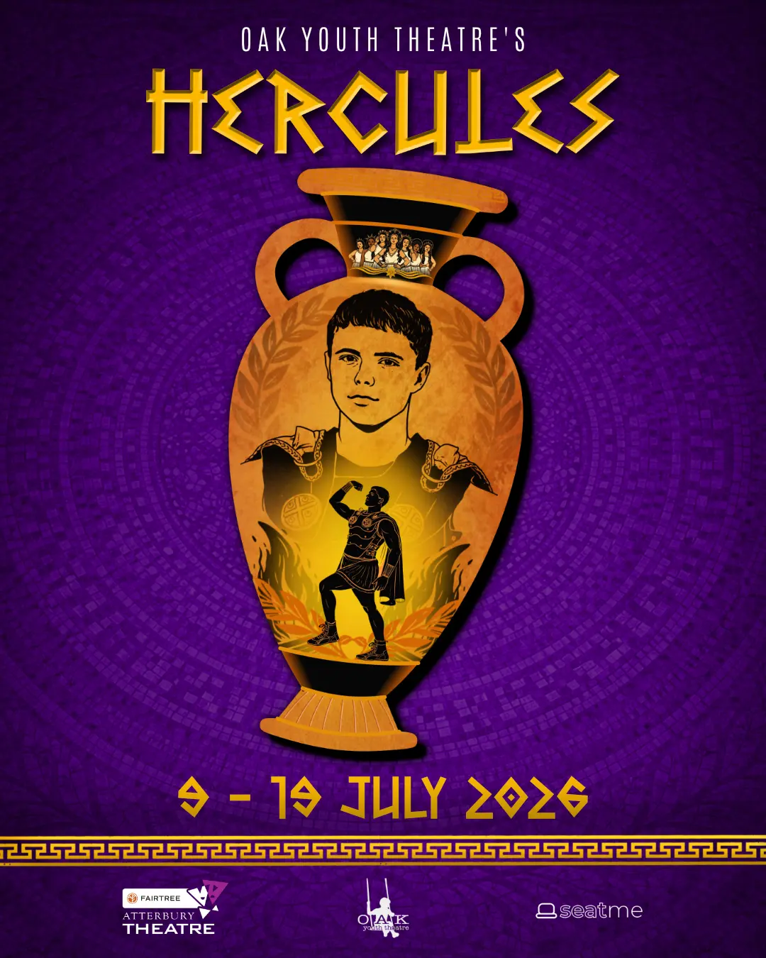 Artwork from Hercules The Musical poster